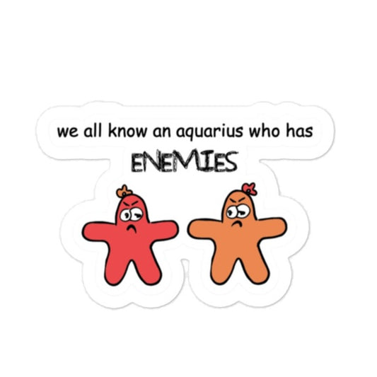 AQUARIUS STICKER